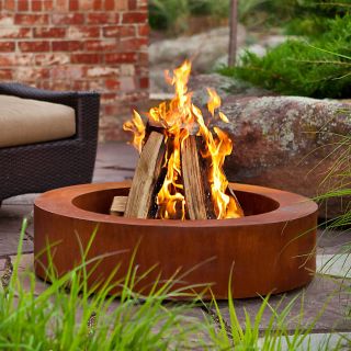 Real Flame Orbea Corten Fire Pit