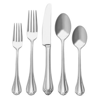 Ginkgo Royal Chippendale Stainless Flatware   Set of 20   Flatware