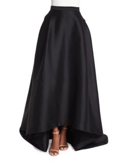 Carolina Herrera High Low Ball Skirt, Black
