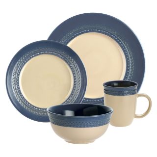 Paula Deen Signature Dinnerware Southern Gathering Collection Blueberry 16 pc. Set