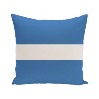 Narrow the Gap Stripe Print Outdoor Pillow by e by design