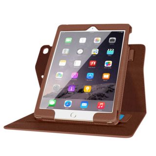 rooCASE Dual View Leather Folio Stand Case with Smart Cover for Apple