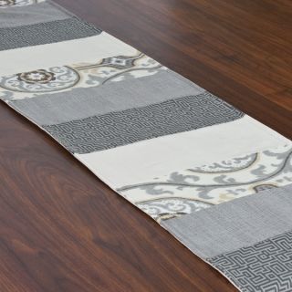 Oh Suzani Metal 12.5 x 71 inch Pieced Table Runner  