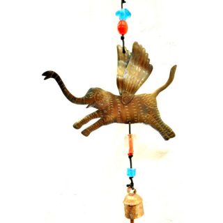 Handmade Look I Am Flying Elephant Wind Chime (India)