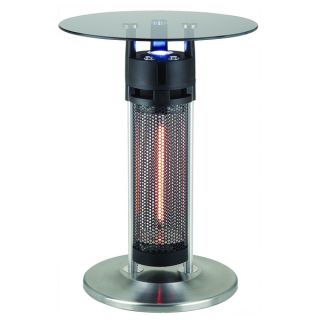 Bistro Style Table with Electric Infrared Heater Tower   17703003
