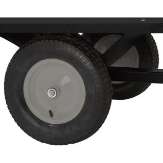 Strongway Steel Dump Cart — 1,200-Lb. Capacity, 17 Cu. Ft.  Lawn   Garden Utility Trailers