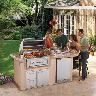 Sedona by Lynx Deluxe 30 in. Grill Island   Outdoor Kitchens