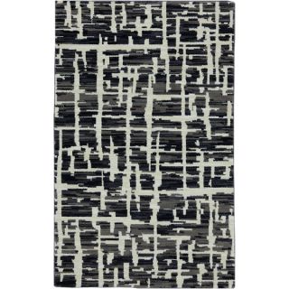 Karastan Panache Grasscloth Black Rug (211 x 48)   15599780