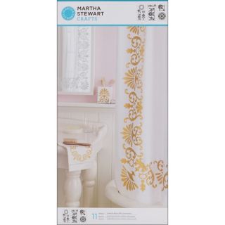 Martha Stewart Large Tapestry Stencils with 11 Designs (3 Sheets/ Pack