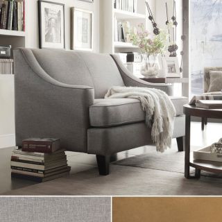 INSPIRE Q Winslow Concave Arm Modern Loveseat   Shopping