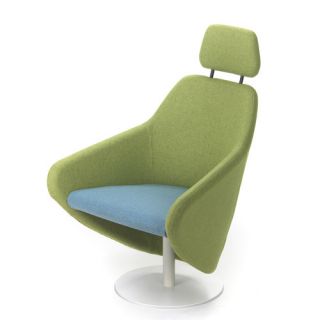 Taxido Swivel Lounge Chair with Headrest