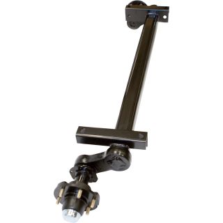 Reliable Rubber Torsion Trailer Axle — 5200-Lb. Capacity, 30° Below Start Angle