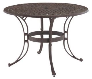 Home Styles Biscayne 48 in. Bronze Outdoor Patio Dining Table   Patio Dining Tables