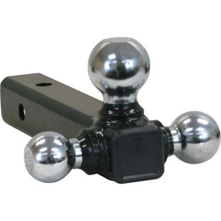 Buyers Products Tri-Ball Hitch — Chrome Towing Balls, Model# 578105