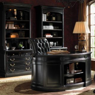 Sligh by Lexington Home Brands Breckenridge Telluride Kidney Desk   Weathered Black   Desks