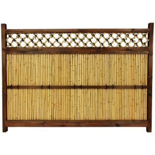 Oriental Furniture Japanese 4 x 5.5 Zen Garden Fence