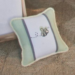 Brandee Danielle Flutter Bee Decorative Pillow   Nursery Decor