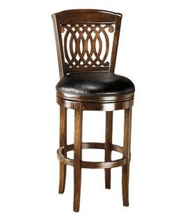 Hillsdale Vienna 24 in. Swivel Counter Stool   Tobacco   Bar Stools