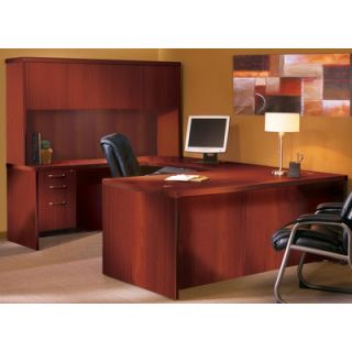 Mayline Aberdeen Series U Shape Executive Desk with Hutch