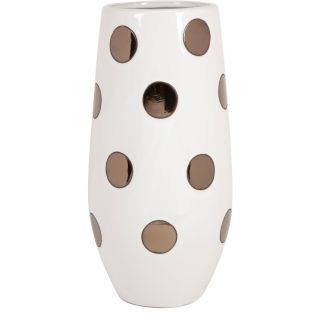 Metallic Polka Dot Vase  ™ Shopping Imax