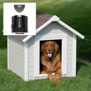 Precision Country Estate Luxury Dog House with Furnace
