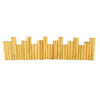 Backyard X Scapes 8 in. Natural Bamboo Border   5 Pack