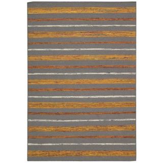 Rug Squared Olympia Beige Black Graphic Area Rug (8 x 106)