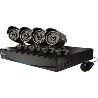 Swann Communications 4-Channel DVR Security System — 4 Cameras, 500GB Hard Drive, Model# SWDVK-434254S-US
