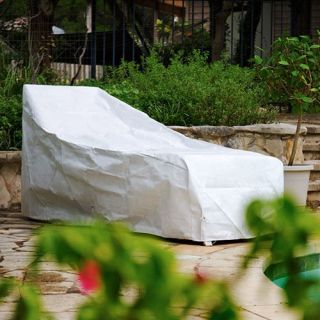 KoverRoos SupraRoos White Chaise Lounge Cover   Outdoor Furniture Covers