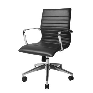 Pastel Janette Office Chair   Espresso / Chrome