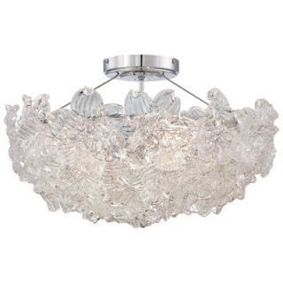 Bella Fiori 4 Light Semi Flush Mount by Metropolitan by Minka