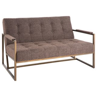 Ink+Ivy Waldorf Brown Loveseat