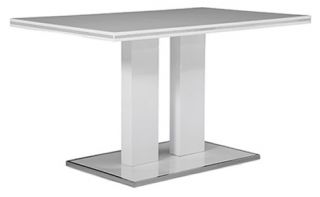 Armen Living Amanda Dining Table   White   Kitchen & Dining Room Tables