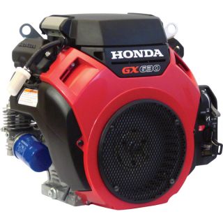 Honda V-Twin Horizontal OHV Engine with Electric Start – 688cc, GX Series, 1in. x 2 29/32in. Shaft, Model# GX630RHQZE  601cc   900cc Honda Horizontal Engines