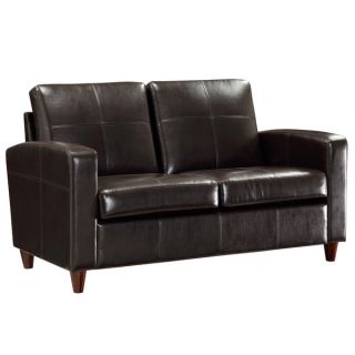 Office Star Products Eco Leather Loveseat