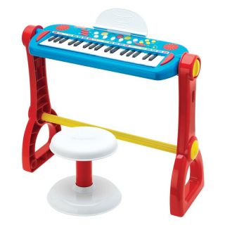 Kids Station Fisher Price Play Along Keyboard with Stool   Kids Musical Instruments