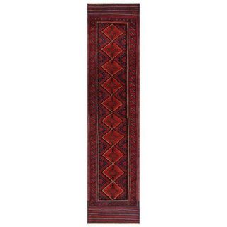 Herat Oriental Semi antique Afghan Hand knotted Tribal Balouchi Red