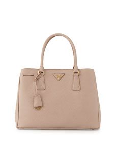 Prada Saffiano Small Gardeners Tote Bag, Blush (Cammeo)