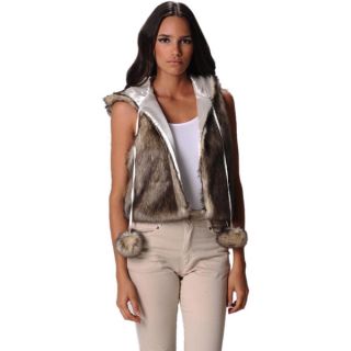 Sara Boo Womens Faux Fur Coat   16852827   Shopping   Top