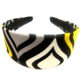 Crawford Corner Shop Black Yellow Grey Headband