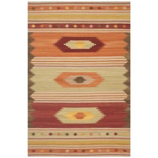 Safavieh Hand woven Navajo Kilim Brown Wool Rug (5 x 8)  