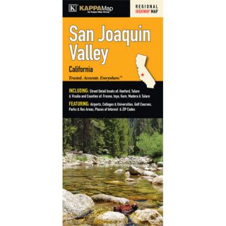San Joaquin Valley California Fold Map
