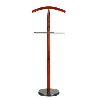 Cortesi Home CH SR421106 Cambridge Suit Valet Stand in Cherry Wood