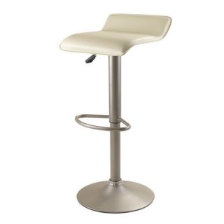 Winsome Adjustable Airlift Bar Stool in Creme