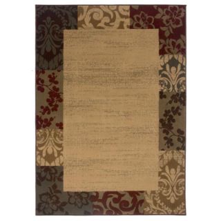 Indoor Beige Border Area Rug (82 x 10)   Shopping   Great