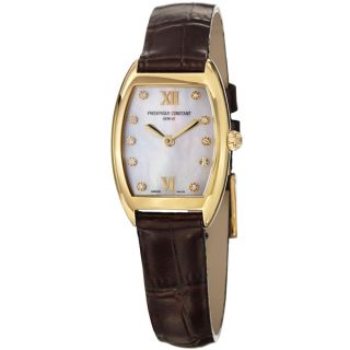Frederique Constant Womens FC 200MPWD1T25 Art Deco Mother of Pearl