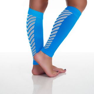 Remedy Calf Sport Compression Running Sleeve Socks Blue   16982829