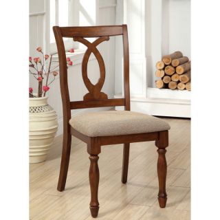 Furniture of America Rookster Dark Oak Dining Chairs (Set of 2
