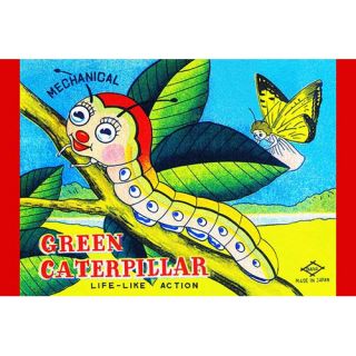 Mechanical Green Caterpillar Wall Art by Buyenlarge