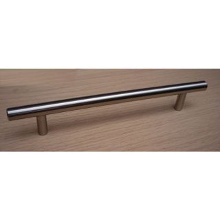 GlideRite 6 inch Solid Stainless Steel Finished Smooth Cabinet Bar